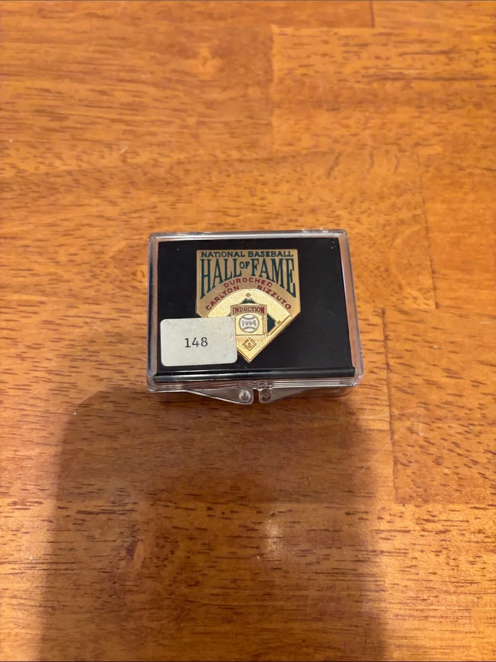 94 Base Ball Numbered (148) Hall of Fame Pin - Carlton, Durocher, Rizzuto